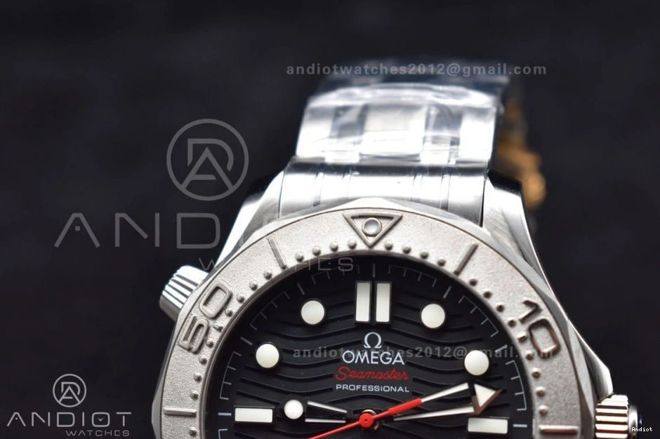 On Diver Black 300M SS Dial Seamaster Bracelet Black VSF 1:1 Best Ceramic A8800 Edition 1114